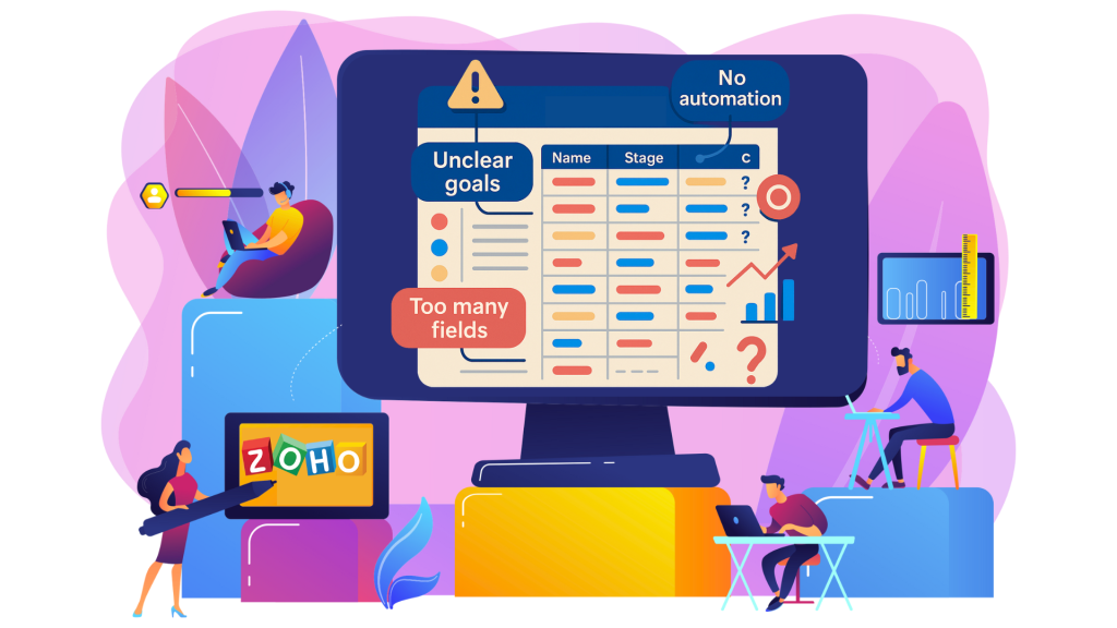 Top 5 Zoho CRM Setup Mistakes – And How Zoho consulting partner Can Help 3rd Blog 1st image