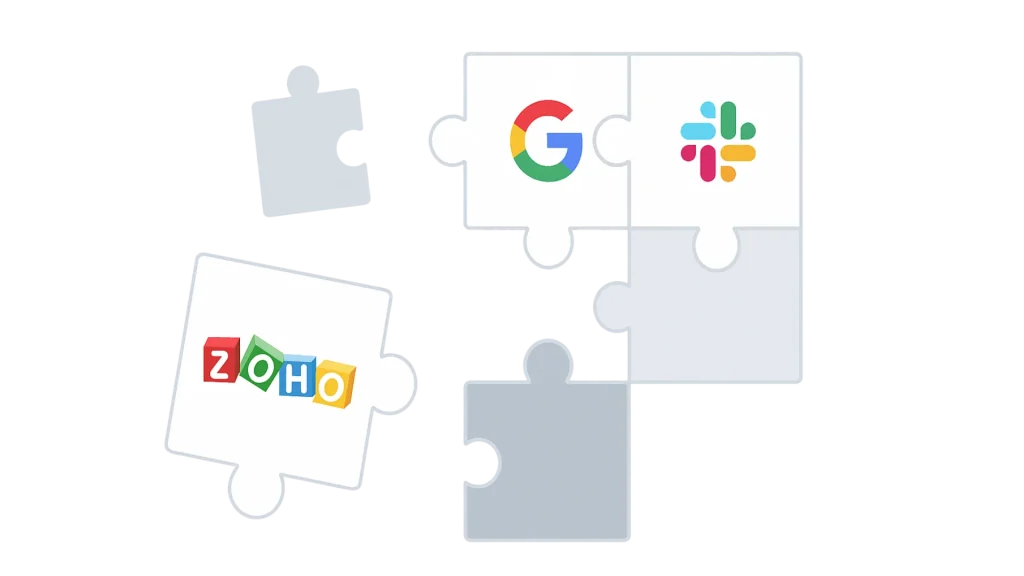 Zoho support third-party apps like Google Workspace, Slack, and Zoom. But integration with some tools is limited or requires middleware like Zapier.